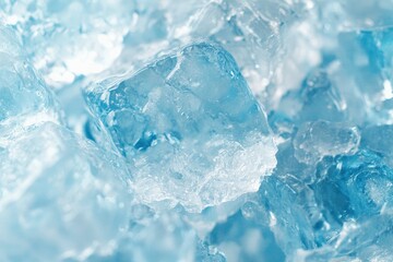 Obraz premium ice cube background, ice cube texture, ice cube wallpaper, with generative ai
