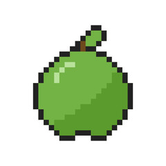 Obraz premium autumn apple pixel art for your needs