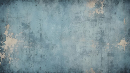 Obraz premium Blue designed grunge background. Vintage abstract texture. Generative AI