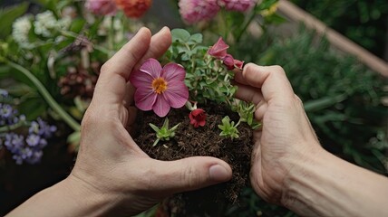 flower in hand