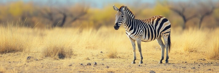 Obraz premium Zebras in Peril: The Struggle for Survival Amidst Global Warming and Deforestation, Highlighting the Urgency of Conservation and Habitat Preservation.