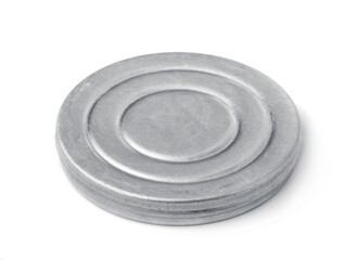 Old round tin container