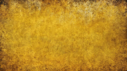 Yellow designed grunge background. Vintage abstract texture. Generative AI