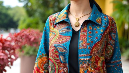 Obraz premium person in a red dress