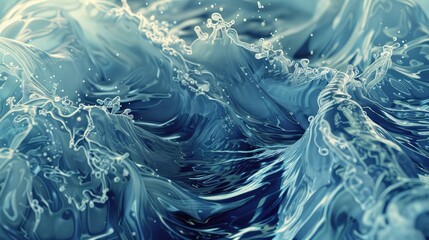 Naklejka premium abstract generative water