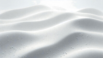 Obraz premium Abstract Minimalist Design with Smooth Flowing Curves, White Background, Ultra Quality Image