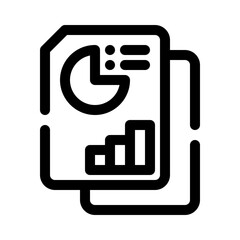 analytics line icon
