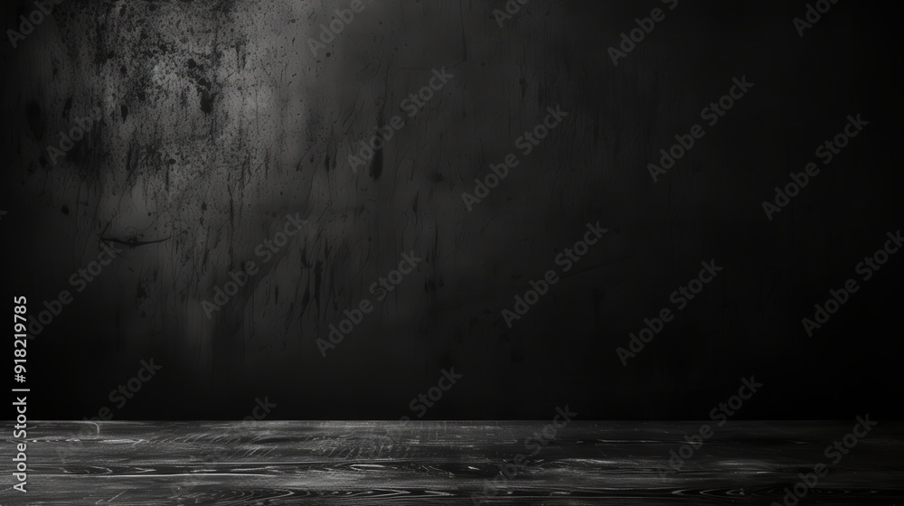 Poster Dark Grunge Background with Spotlight