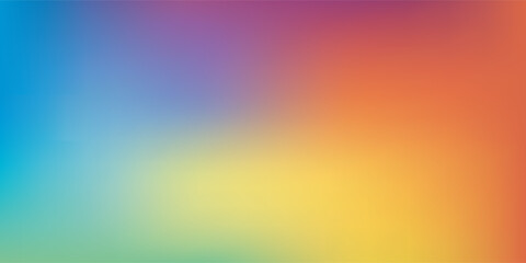 Smooth and blurry colorful gradient mesh background. Modern bright rainbow colors