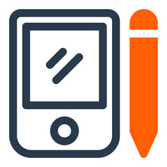 Personal Digital Assistant Icon for Y2K Tech Enthusiasts