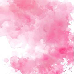 Pink watercolor background, white background, high resolution