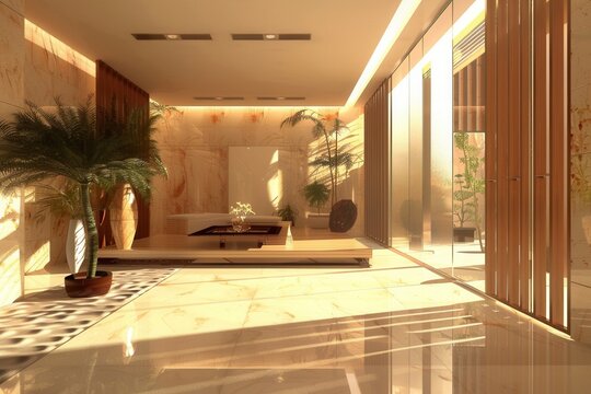 Modern and Minimalist Interior Design Portfolio Table of Content. Clean and professional design concept