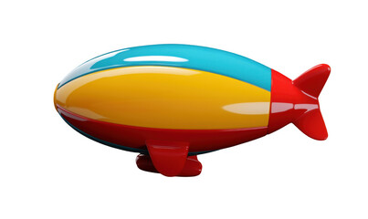Obraz premium Colorful Toy Blimp