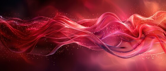 Obraz premium fluent style simple red gradient background.