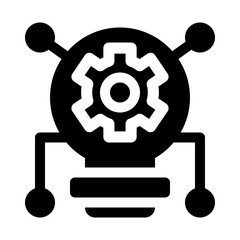 innovation glyph icon