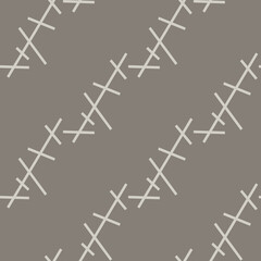 Cross lines pattern. Vector background. simple pattern. Seamlessly repeatable grid.