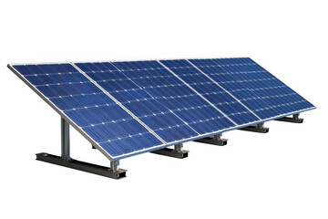 Solar Panel Array with Photovoltaic Cells