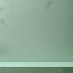 Smooth Pastel Green Backdrop for Natural Mock up Design and Presentation