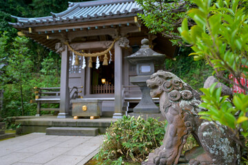 Yakuoin Buddhist Temple at Mount Takao, Japan
