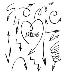 Vector arrows and direction signs