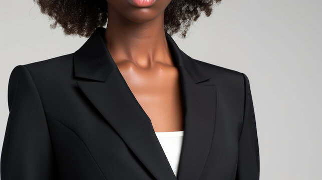 A modern zaffre blazer with structured silhouette