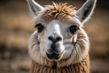 Obraz premium a beautiful llama