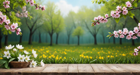 spring flowers in the garden