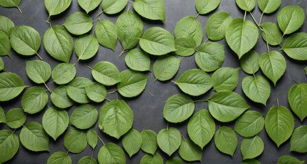 Fototapeta premium green leaves of a tree