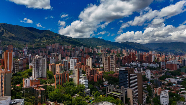 Foto a&eacute;rea de la ciudad de Medell&iacute;n.