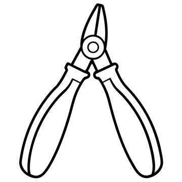 recommend clip art: Pliers art vector illustration