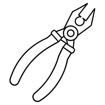 recommend clip art: Pliers art vector illustration