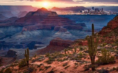 Arizona - Famous for the Grand Canyon, desert landscapes, and growing cities like Phoenix