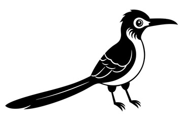 cute jacamar vector silhouette