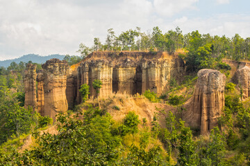 pha sing leow grand canyon in chiangmai thailand