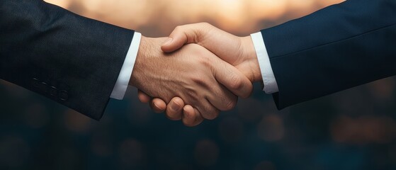 Obraz premium Global Trade Agreements and Partnerships in - Selective Focus with Copy Space for Text