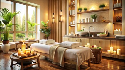 A relaxing day at the spa and beauty salon getting pampered with luxury cosmetics, spa, wellness, beauty, salon