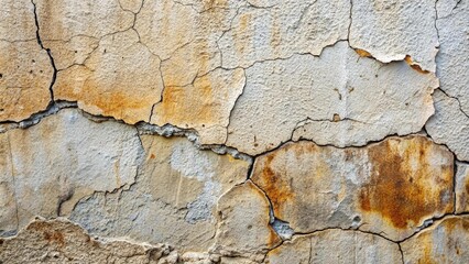 A Textured Tapestry of Time: Close-Up of Gray Concrete Wall  generative AI