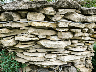 stone wall for the background