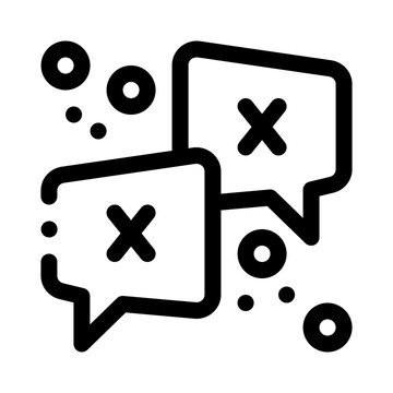 recommend clip art: speech bubble line icon