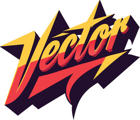 vector awesome text effect