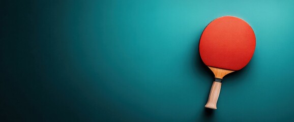 Abstract background business trends with table tennis elements, copy space, natural lighting