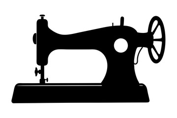 Sewing Machine  art vector illustration