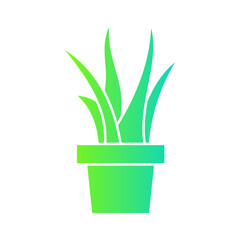 Growth Plant Gradient Flat