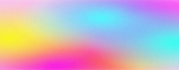 Grainy Gradient and Noisy Texture in a Colorful Abstract Background Design