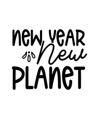 Happy New Year 2025 SVG PNG Groovy Disco Ball Retro New Year Svg Bundle New Years Eve Svg New Year's Shirt Svg Cut File & Retro Sublimation
