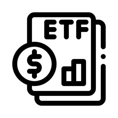 ETF line icon