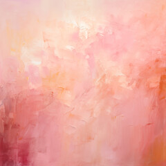 Obraz premium painting of a pink and orange abstract painting with a white background