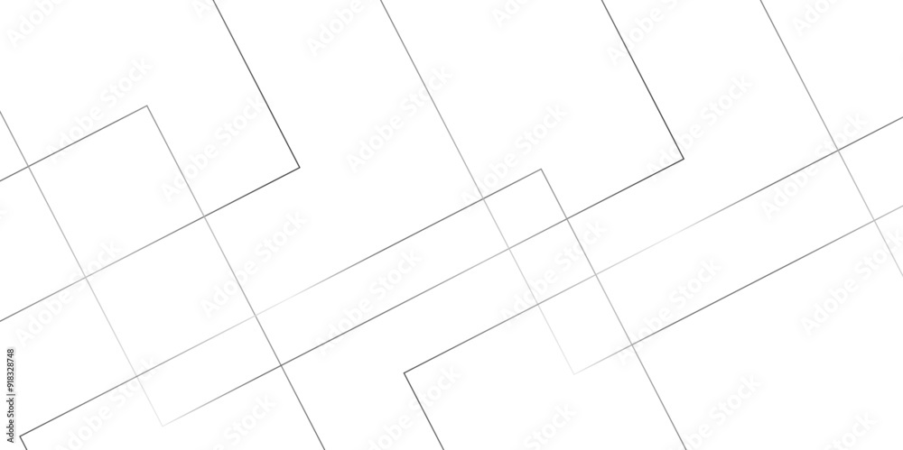 Poster abstract seamless random geometric white, black square lines pattern on a transparent background des