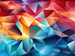 Abstract background with a dark low poly geometric design