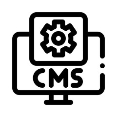 CMS line icon
